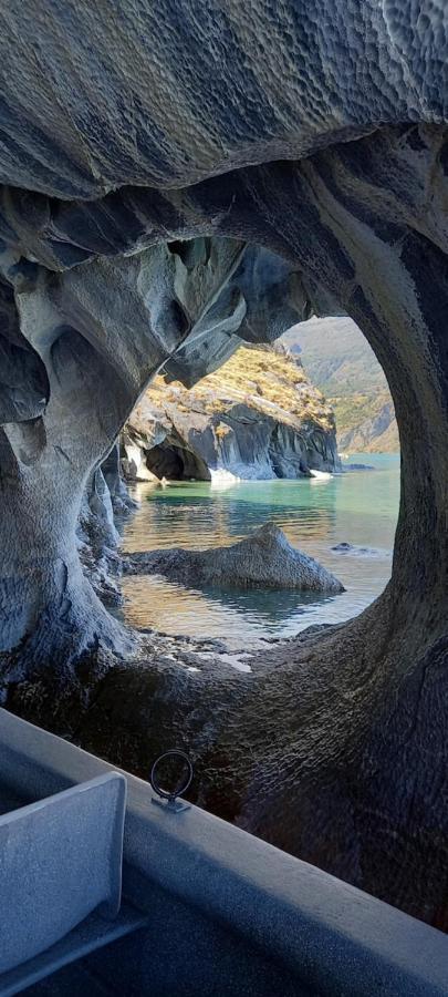 Cabana Cavernas Austral Puerto Sanchez Villa Exteriör bild