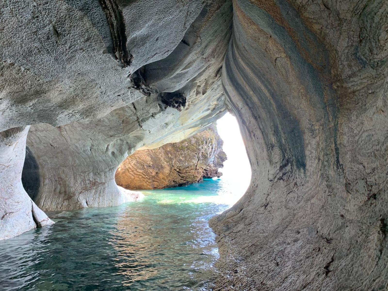 Cabana Cavernas Austral Puerto Sanchez Villa Exteriör bild